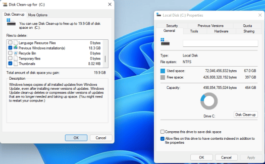 Windows 11 disk cleanup