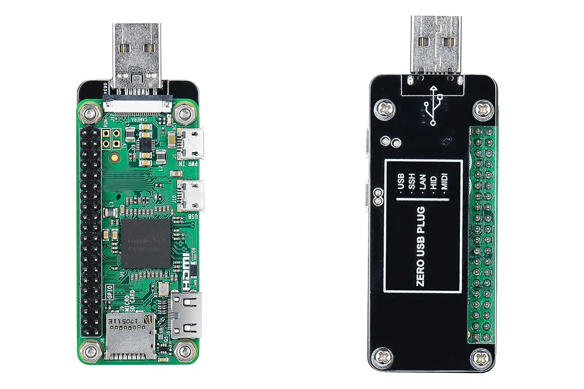 vulkansk Tilfredsstille vinter USB add-on boards leverage Raspberry Pi Zero test pads, USB Gadget mode -  CNX Software