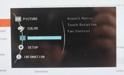 RPI All-in-One Display Aspect Ratio Touch Rotation
