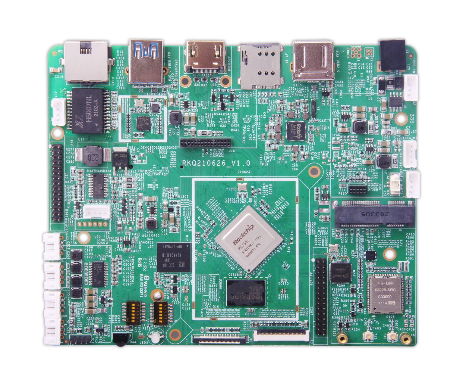 Rockchip RK3568 SBC to power 4G/5G, WiFI 6 connected smart displays