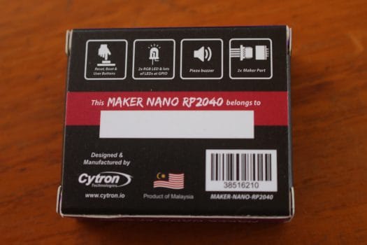 This Maker Nano RP2040 belongs to