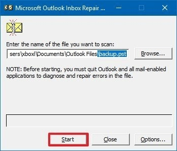 outlook inbox repair