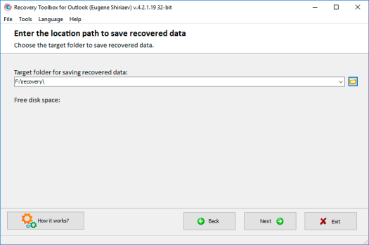 recovered data path