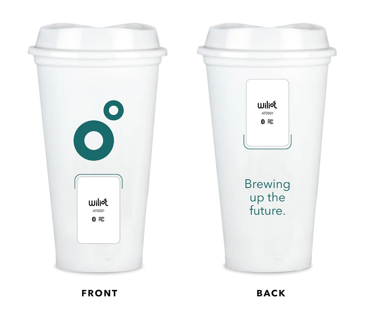 smart coffee cup with sensors, energy harvesting