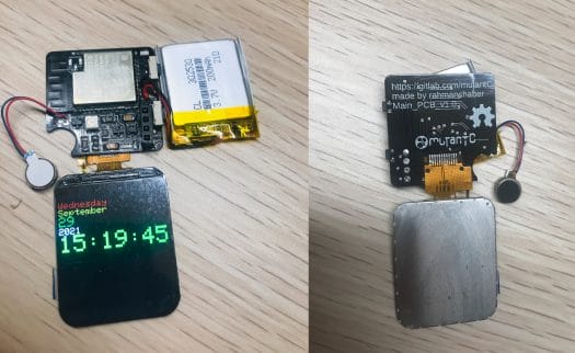 ESP32-S smartwatch open-source