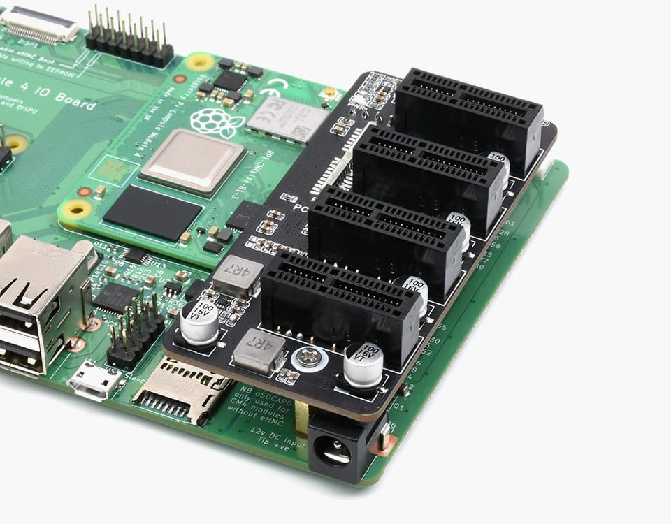 Raspberry Pi CM4 IO PCIe Switch board
