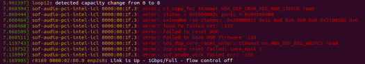 ubuntu dmesg hdmi issue-sof-audio-pci-intel-icl cl_copy_fw timeout