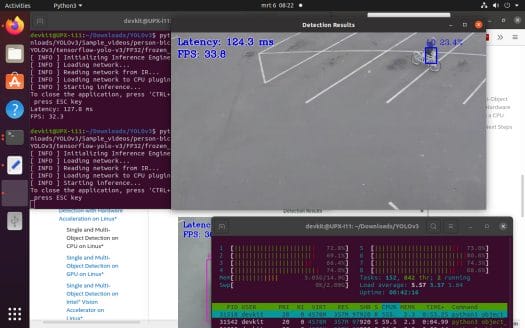 Edge Insights for Vision CPU-multiple objects detection