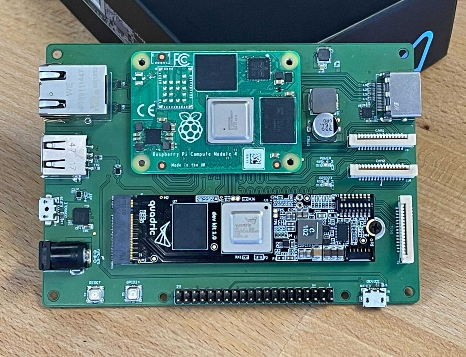 Quadric devkit features q16 hybrid AI, DSP, computer vision accelerator