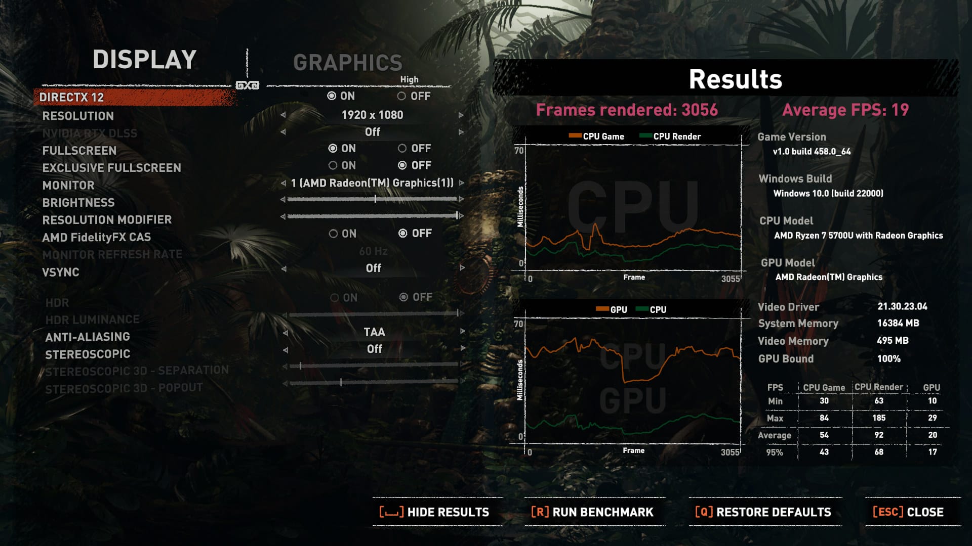 Ryzen 7 5700u discount benchmark