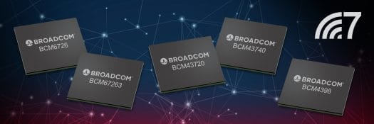Broadcom WiFi 7 router & mobile chips