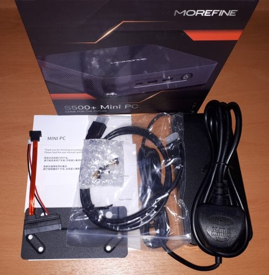 MOREFINE S500+ package content