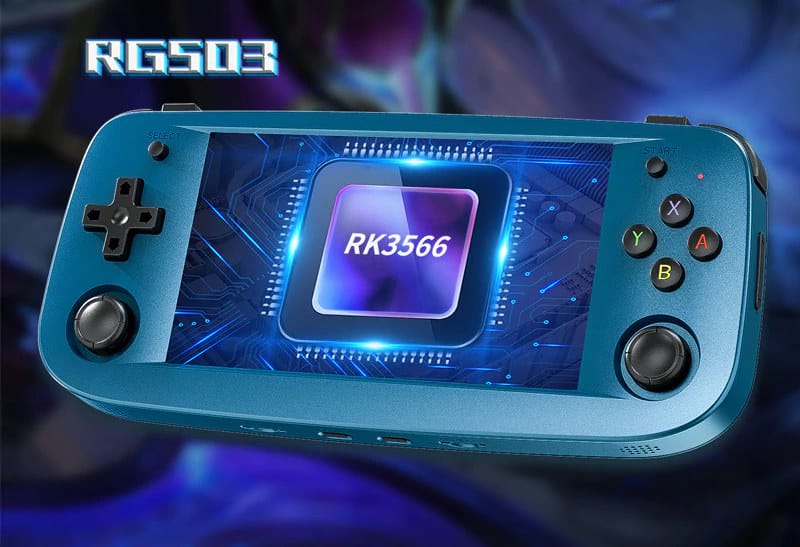 Rockchip RK3566 SoC gets into $150 Anbernic RG503 gaming handheld