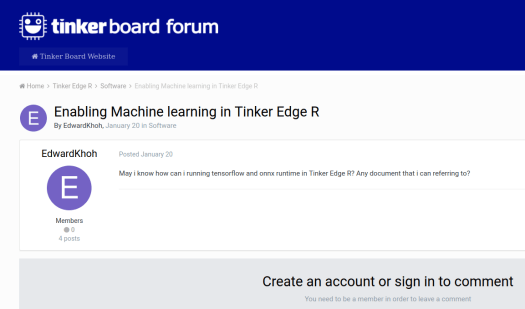 Tinker Edge R Machine Learning