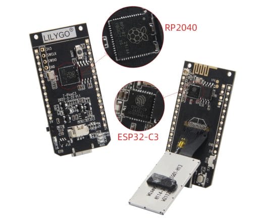 ESP32-C3 & Raspberry Pi R2040 board