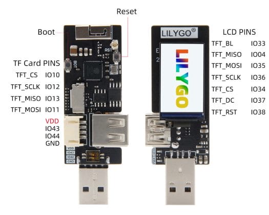 ESP32-S2 USB development board