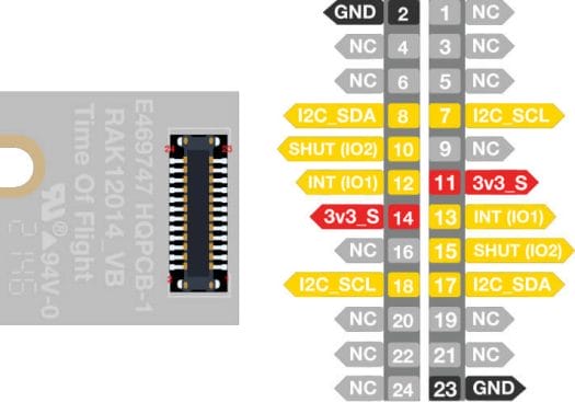 RAK12014 pinout