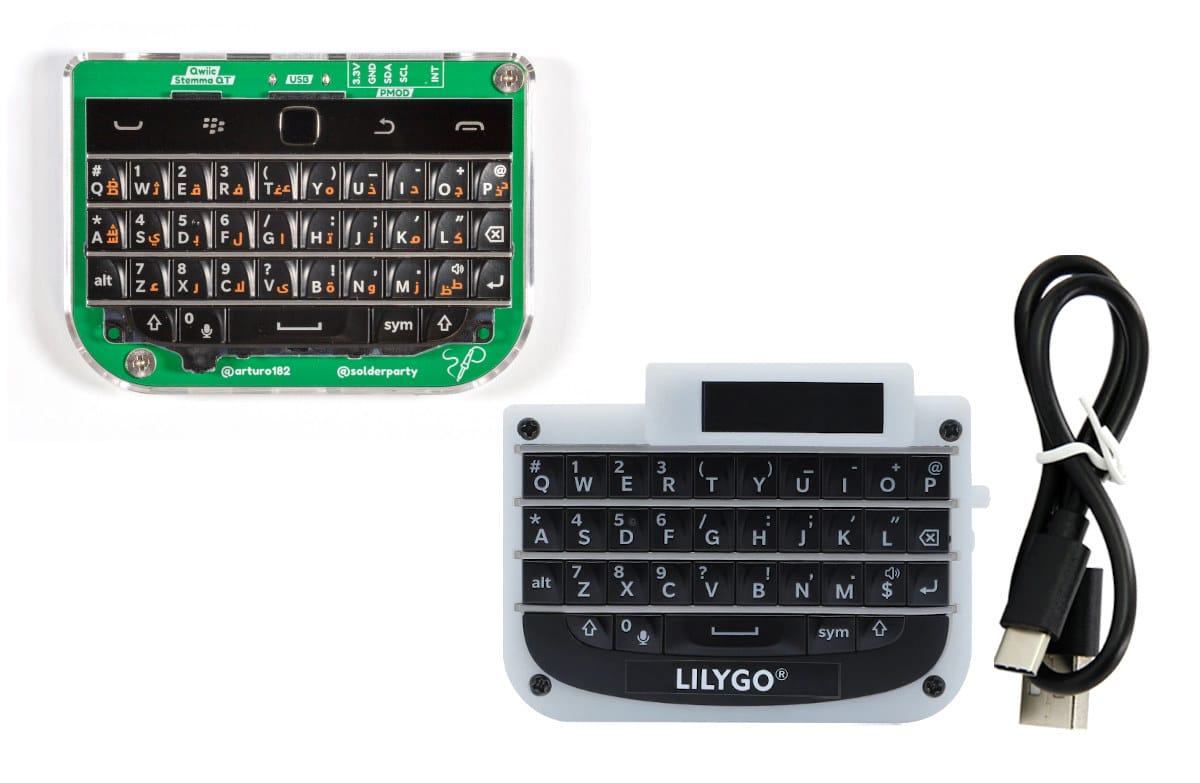 Tiny Keyboards Raspberry Pi RP2040 or ESP32-C3