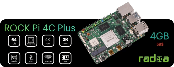 ROCK Pi 4C Plus