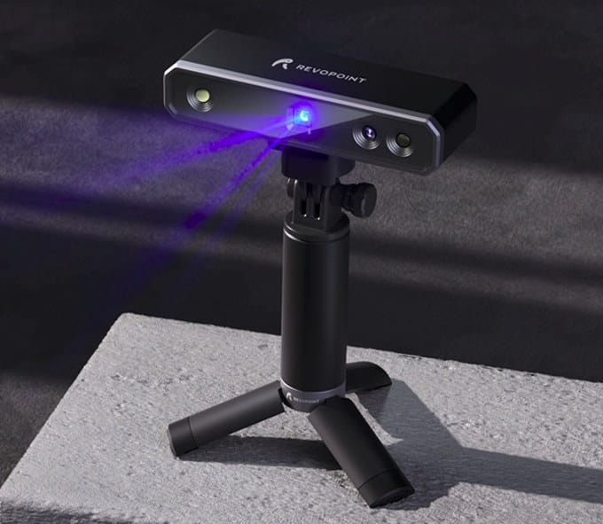 Revopoint MINI 3D scanner digitizes small objects with 0.02mm