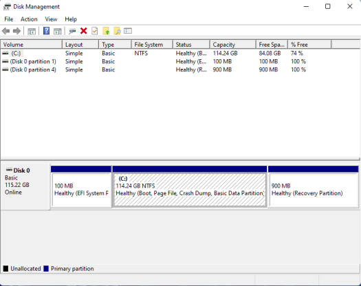 Windows 11 disk management