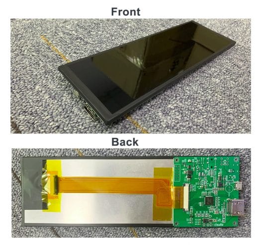 7.9-inch ultrawide Raspberry Pi display