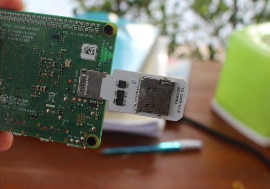Dual microSD adapter for Raspberry Pi
