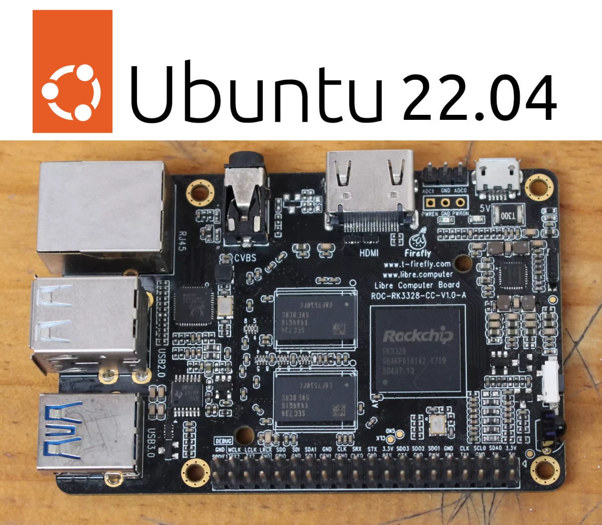 Libre Computer Roc Rk3328 Cc Now Supports Ubuntu 22 04 With Linux 5 18 2 Cnx Software