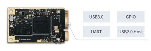 RK1808K mPCIe AI accelerator USB 3.0