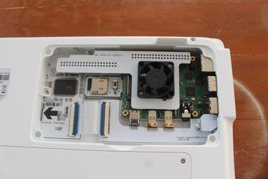 Raspberry Pi 4 installation CrowPi L laptop shell