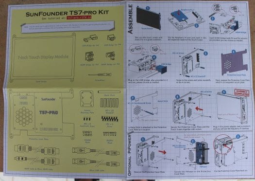 Sunfounder TS7-Pro kit assembly instructions