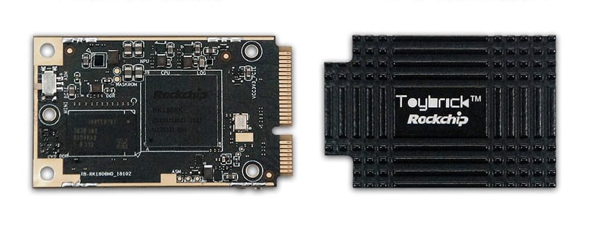 mini PCIe module features Rockchip RK1808K SoC with 3.0 TOPS NPU