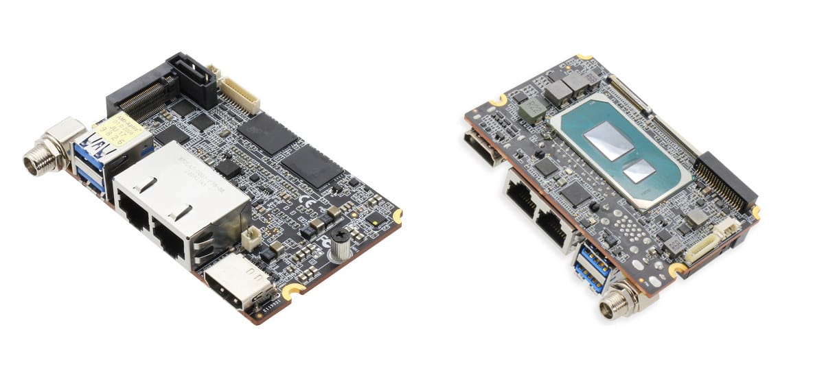 CNX Software Business card sized SBC ships with Intel Core