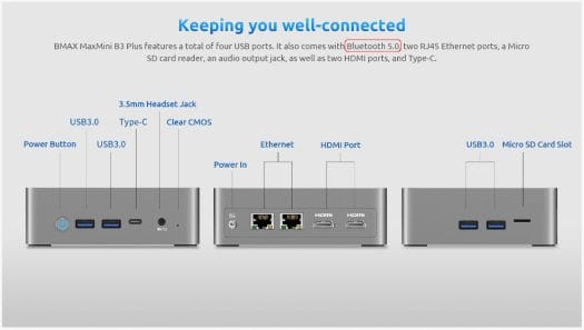 BMAX MaxMini B3 Plus description