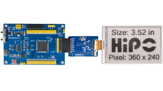 HiPo e-Paper DIsplay SPI STM32 board HiPo e-Paper DIsplay SPI STM32 board