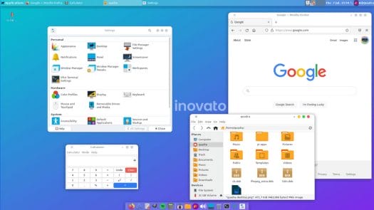 Inovato Quadra Armbian Desktop
