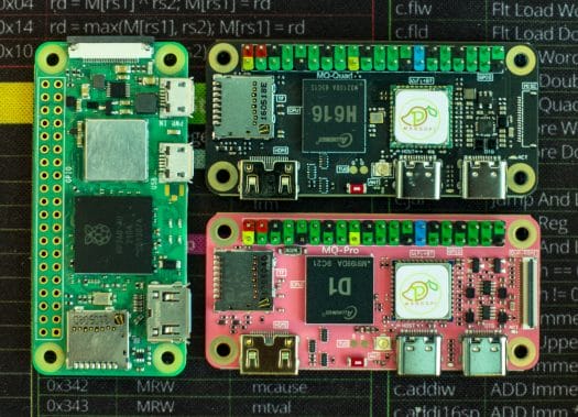 MangoPi MQ Quad MQ Pro Raspberry Pi Zero W MangoPi MQ Quad, MQ Pro, and Raspberry Pi Zero W