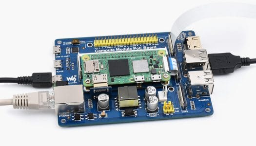 Raspberry Pi Zero 2 W on Raspberry Pi CM3 carrier board