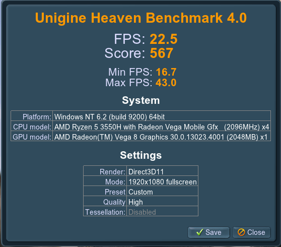 Unigine Heaven Benchmark 3
