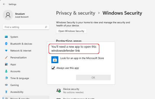 windows 11 security issue