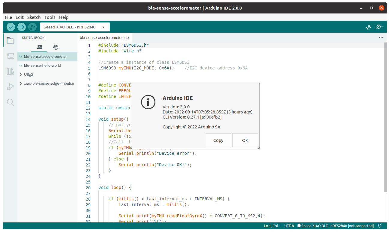 Arduino IDE 2.0.0