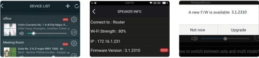 Arylic S50 Pro+ OTA firmware update
