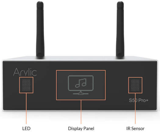 Arylic S50 Pro front panel Arylic S50 Pro front panel