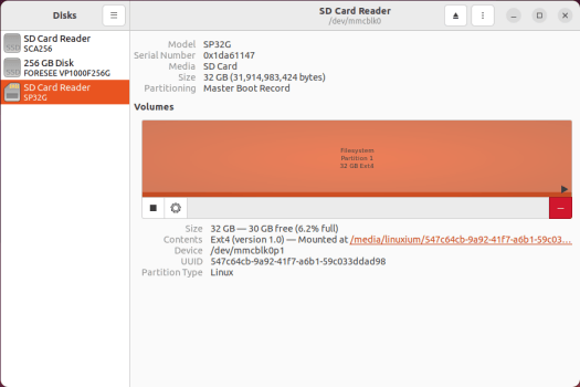 MeLE Quieter HD3Q microSD Card Ubuntu 22.04