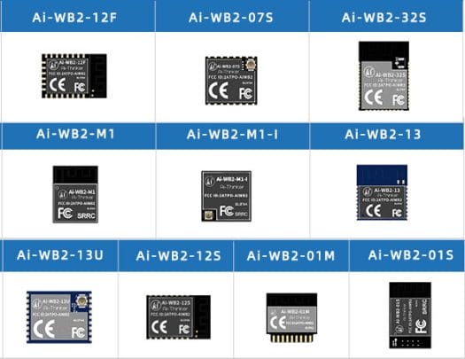 Ai-WB2 BL602 IoT modules