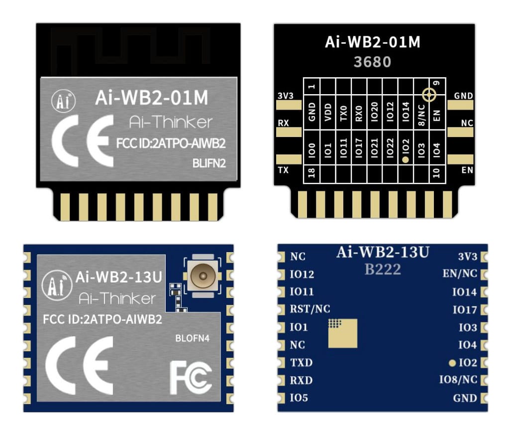 AI Thinker Ai-WB2 Modules Feature BL602 RISC-V MCU With WiFi And BLE ...