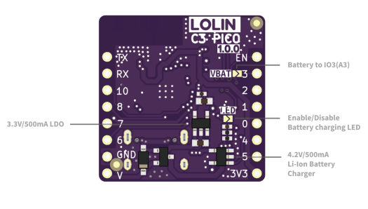 ESP32-C3 battery charging