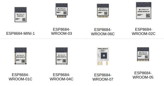 ESP8684 ESP32-C2 modules ESP8684 ESP32-C2 modules