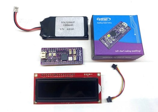 Maker Pi Pico Mini Battery Display