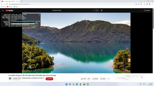 Beelink SEI12 Windows 11 YouTube 4K 60fps Chrome